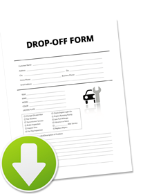 Drop Off Form Airlake Automotive